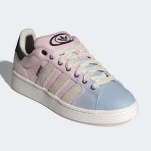 adidas Pastel Pink & Blue Low-Top Sneakers